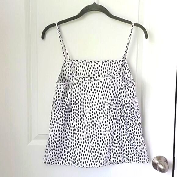 J Crew Navy Blue and Ivory Camisole Tank Size XS - Picture 3 of 13